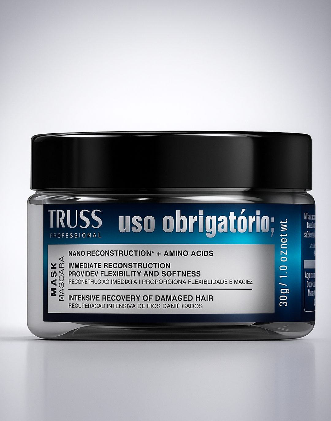 TRUSS Uso Obrigatório - Máscara de Tratamento Capilar 180g